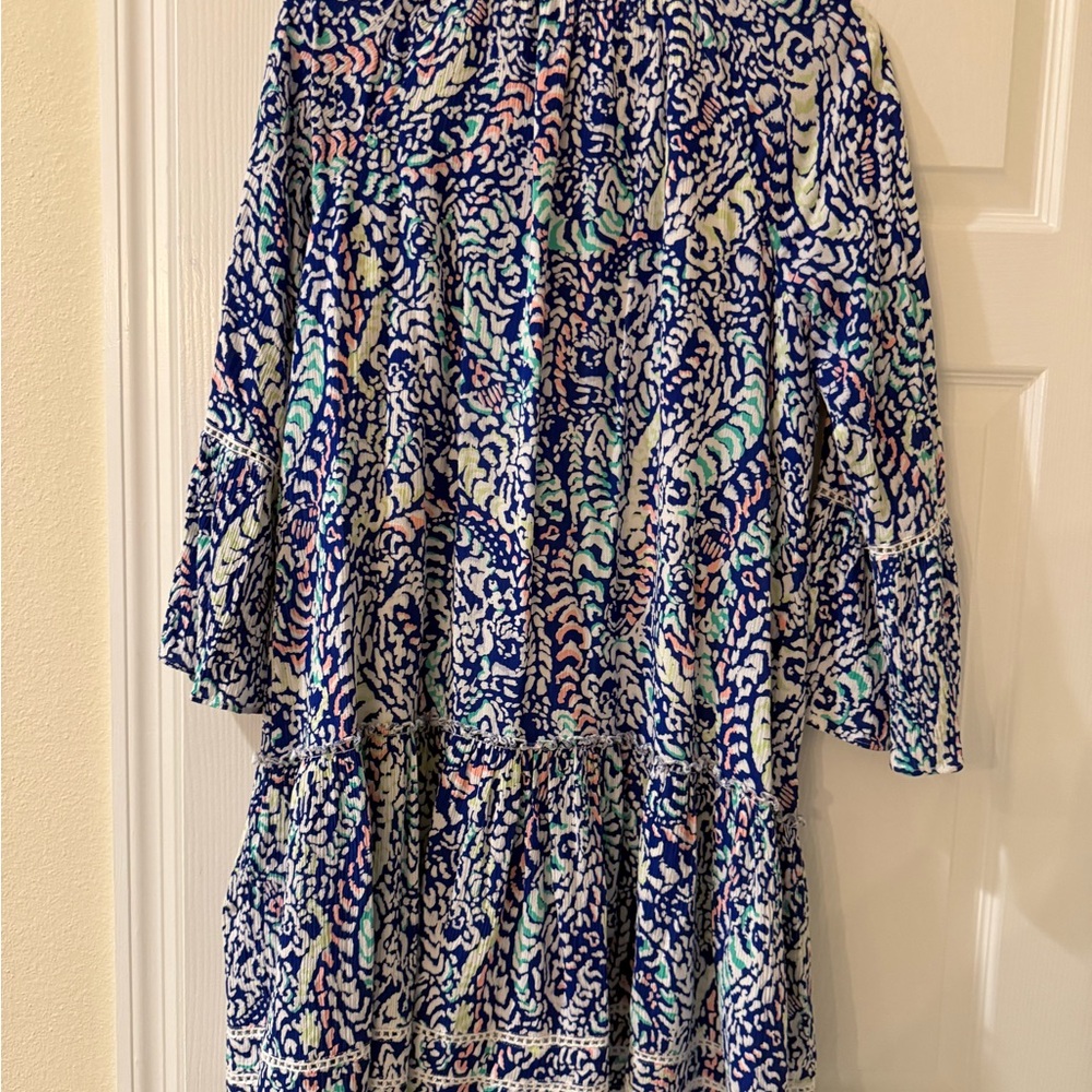 Lilly Pulitzer Blue and White Dress - Picture 7 of 7